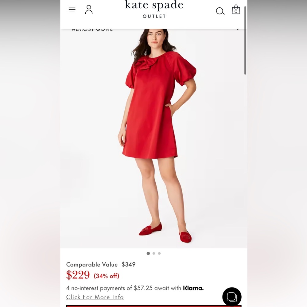 Kate spade Dorothy dress new